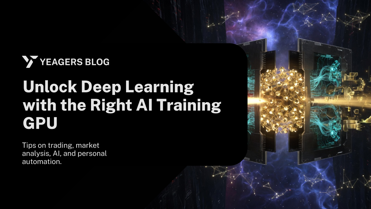 Unlock Deep Learning with the Right AI Training GPU