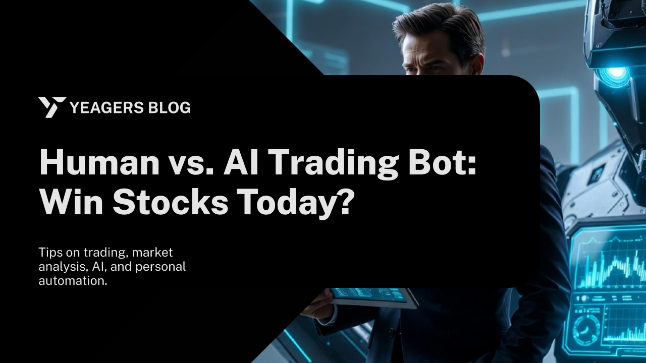 Human vs. AI trading bot: Win stocks today?