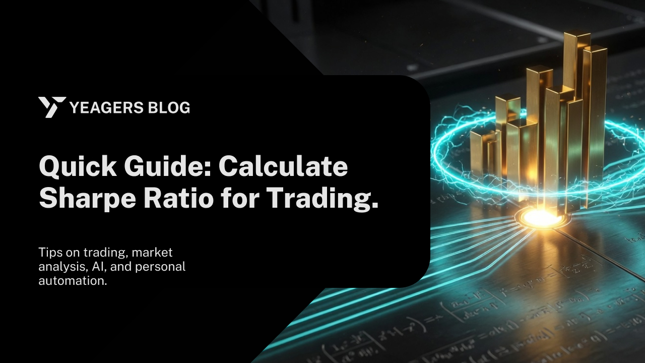 Quick Guide: Calculate Sharpe Ratio for Trading