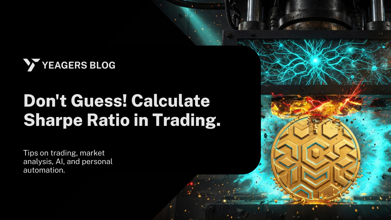 Don't Guess! Calculate Sharpe Ratio in Trading
