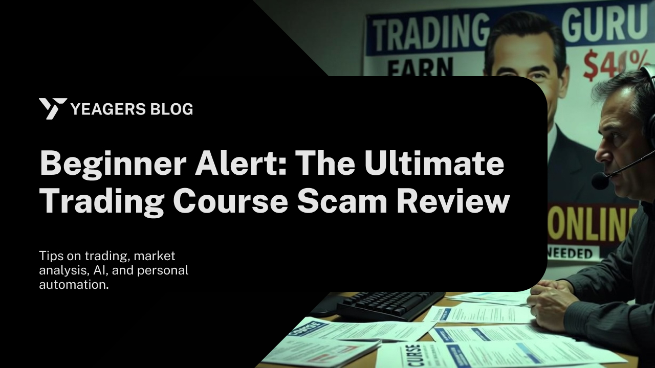 Beginner Alert: The Ultimate Trading Course Scam Review
