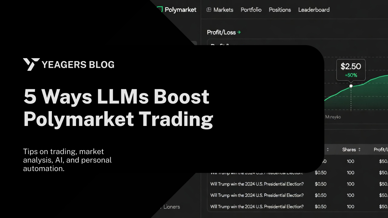 5 Ways LLMs Boost Polymarket Trading?